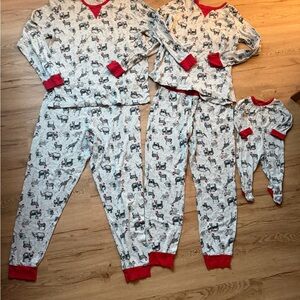 Wondershop Family Matching Pajamas - Red and Gray safari animals